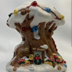 Winnie The Pooh 100 Acre Wood Snow Village Christmas Houses Mr Sanders Kanga